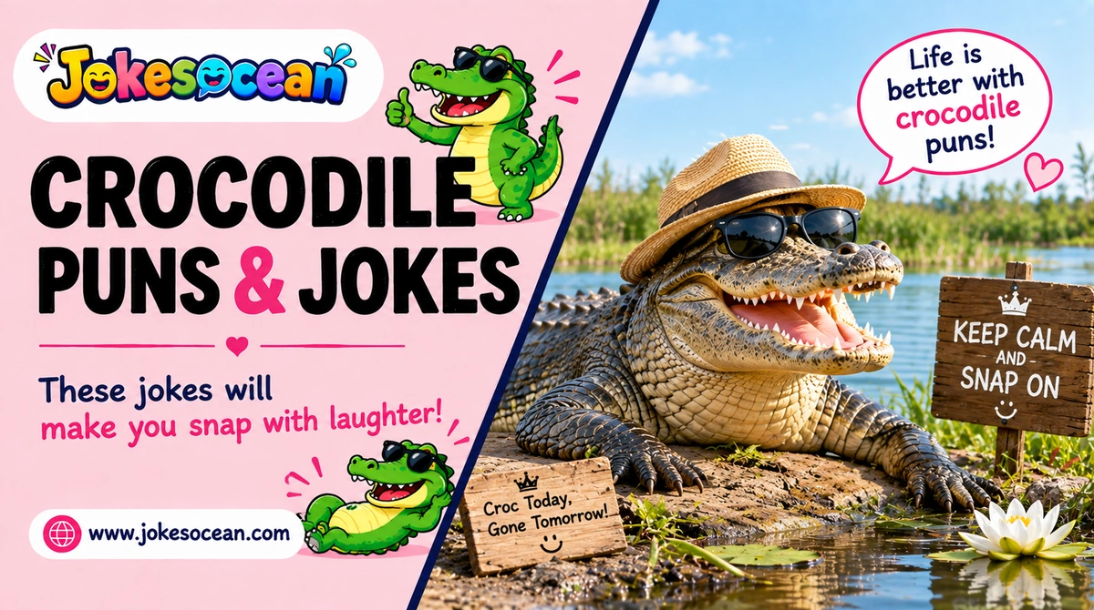 Crocodile Puns & Jokes