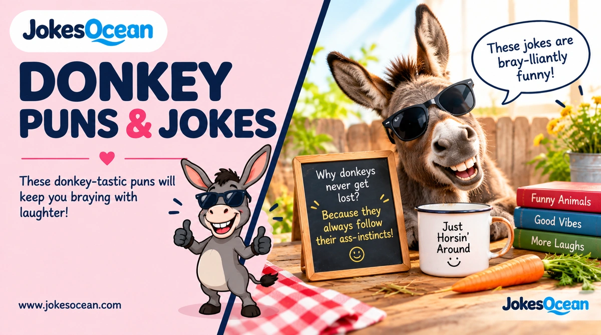 Donkey Puns & Jokes