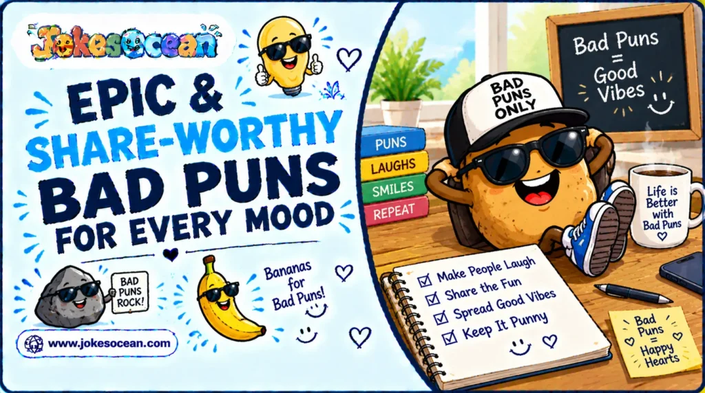 Epic & Share-Worthy Bad Puns for Every Mood