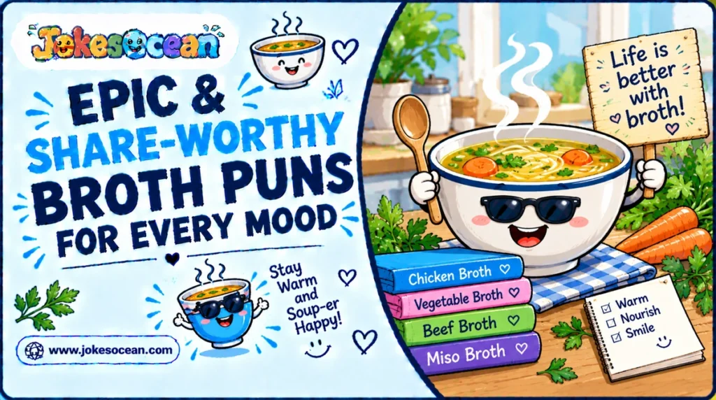 Epic & Share-Worthy Broth Puns for Every Mood