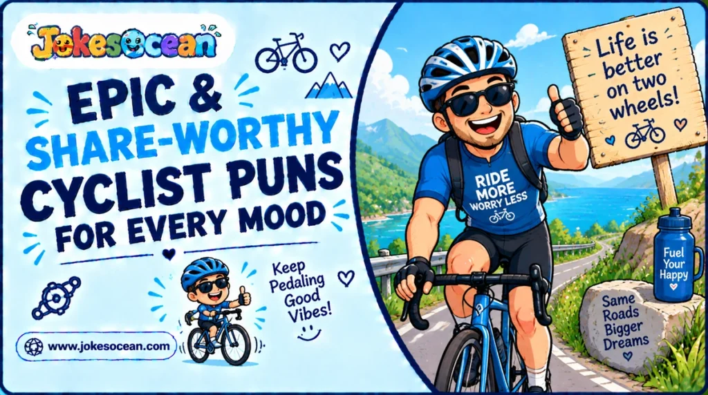 Epic & Share-Worthy Cyclist Puns for Every Mood