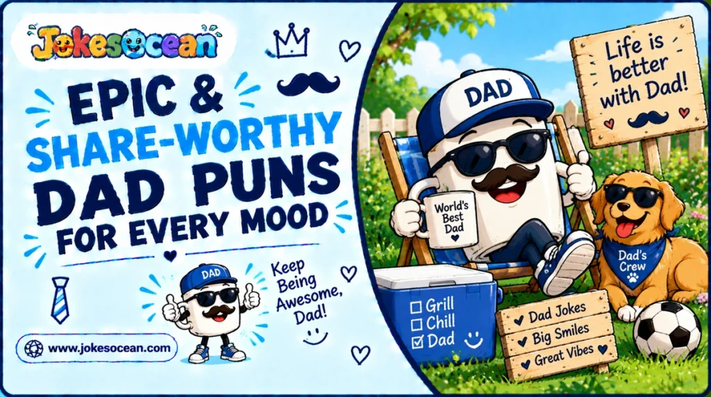 Epic & Share-Worthy Dad Puns for Every Mood