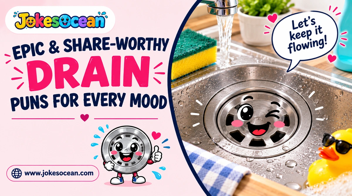 Epic & Share-Worthy Drain Puns for Every Mood