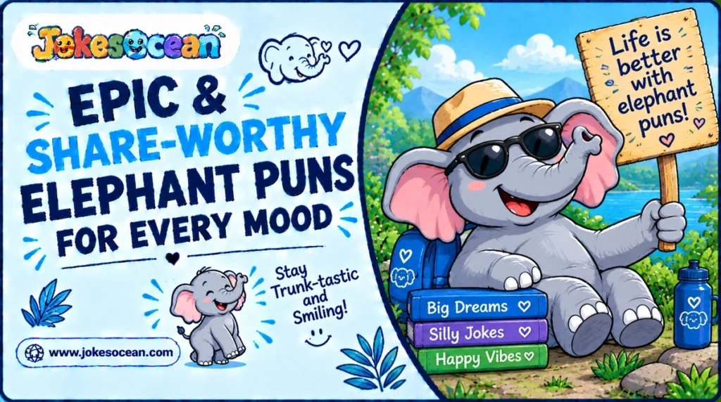 Epic & Share-Worthy Elephant Puns for Every Mood