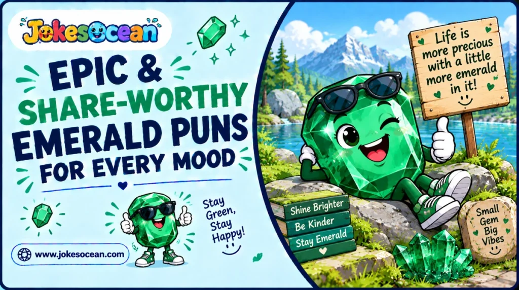 Epic & Share-Worthy Emerald Puns for Every Mood