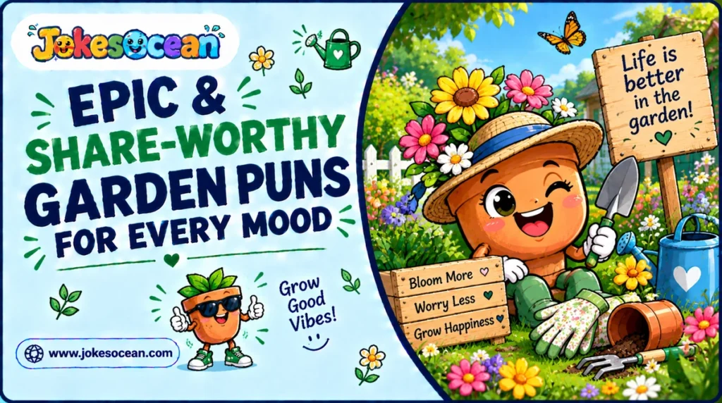 Epic & Share-Worthy Garden Puns for Every Mood