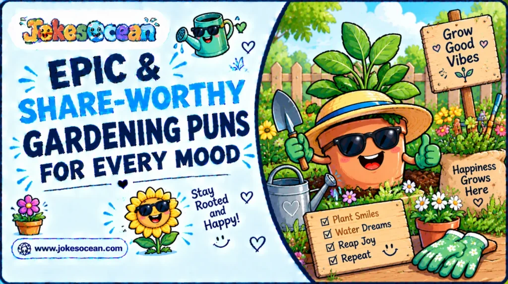 Epic & Share-Worthy Gardening Puns for Every Mood