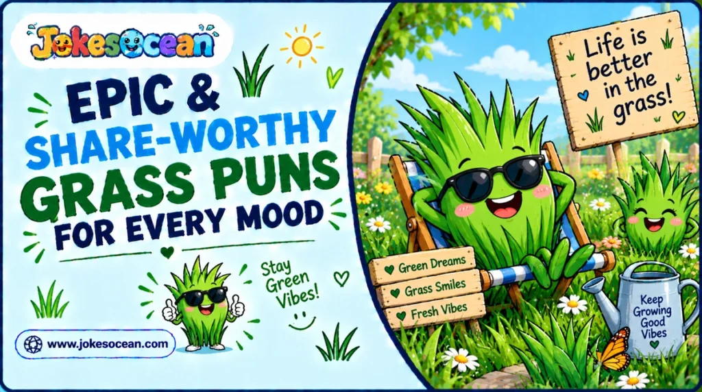 Epic & Share-Worthy Grass Puns for Every Mood