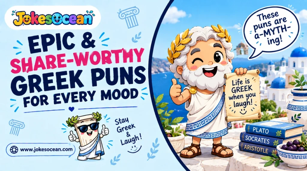 Epic & Share-Worthy Greek Puns for Every Mood
