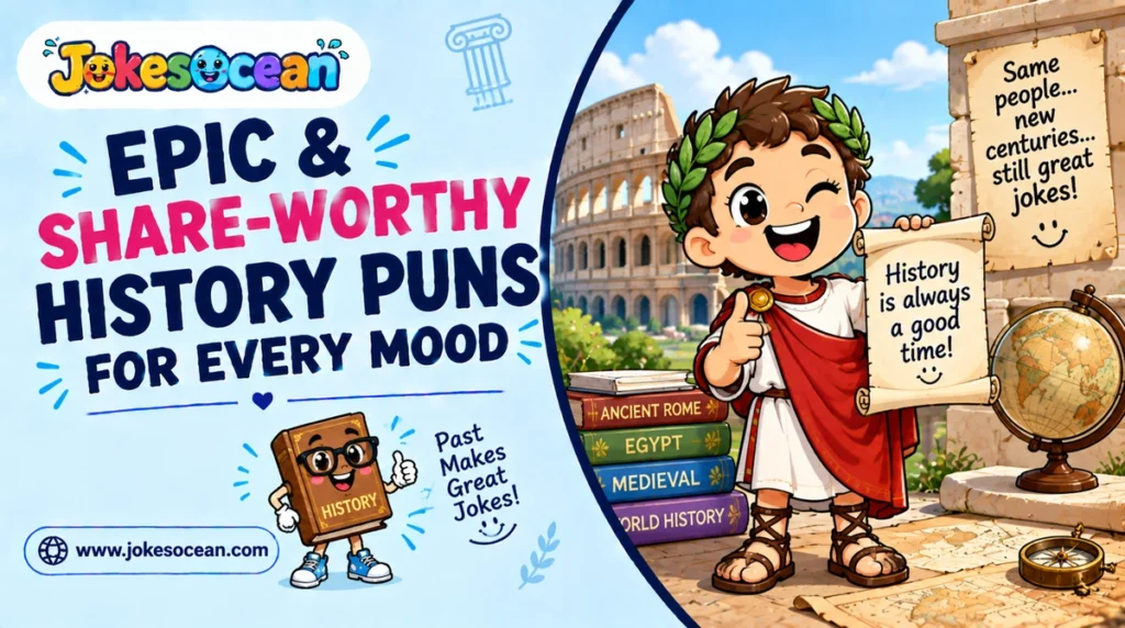 Epic & Share-Worthy History Puns for Every Mood