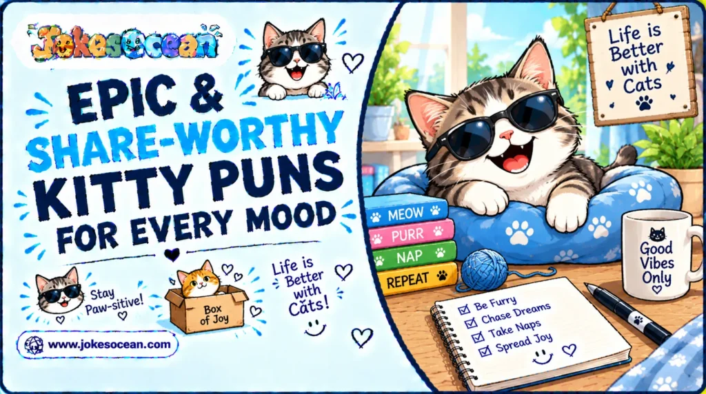 Epic & Share-Worthy Kitty Puns for Every Mood