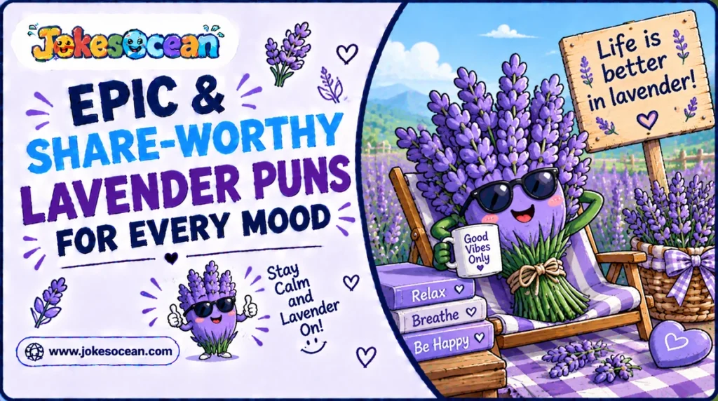 Epic & Share-Worthy Lavender Puns for Every Mood