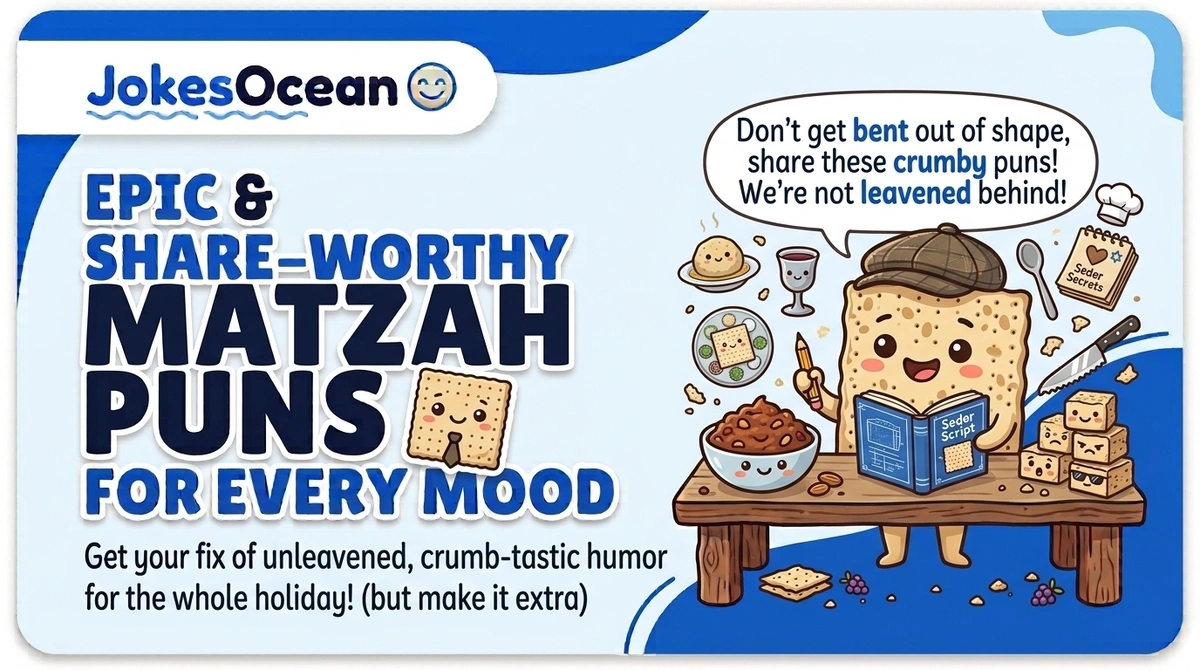 Epic & Share-Worthy Matzah Puns for Every Mood
