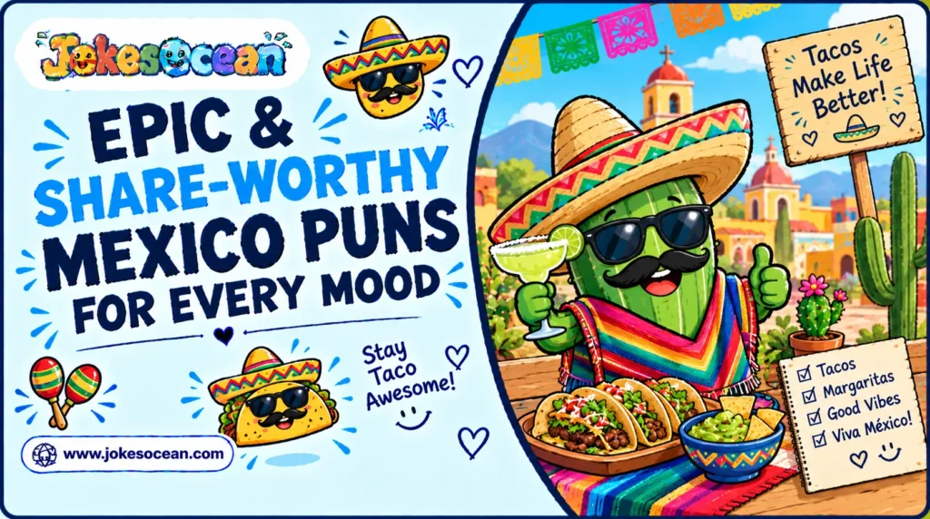 Epic & Share-Worthy Mexico Puns for Every Mood