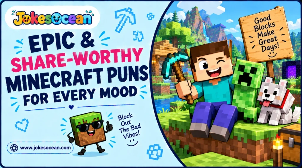 Epic & Share-Worthy Minecraft Puns for Every Mood