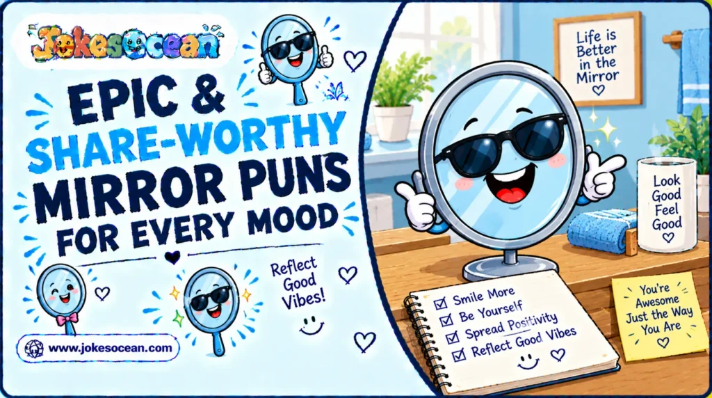 Epic & Share-Worthy Mirror Puns for Every Mood