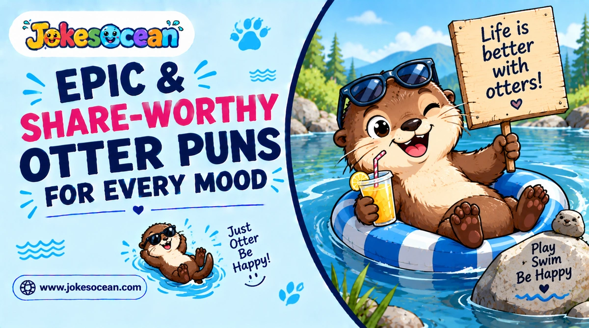 Epic & Share-Worthy Otter Puns for Every Mood