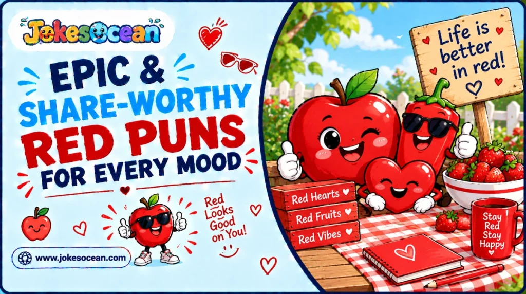 Epic & Share-Worthy Red Puns for Every Mood