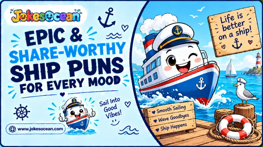 Epic & Share-Worthy Ship Puns for Every Mood