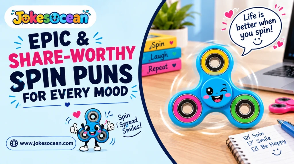 Epic & Share-Worthy Spin Puns for Every Mood