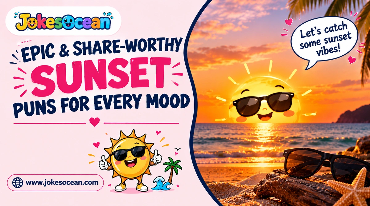 epic-and-share-worthy-sunset-puns-for-every-mood Epic & Share-Worthy Sunset Puns for Every Mood