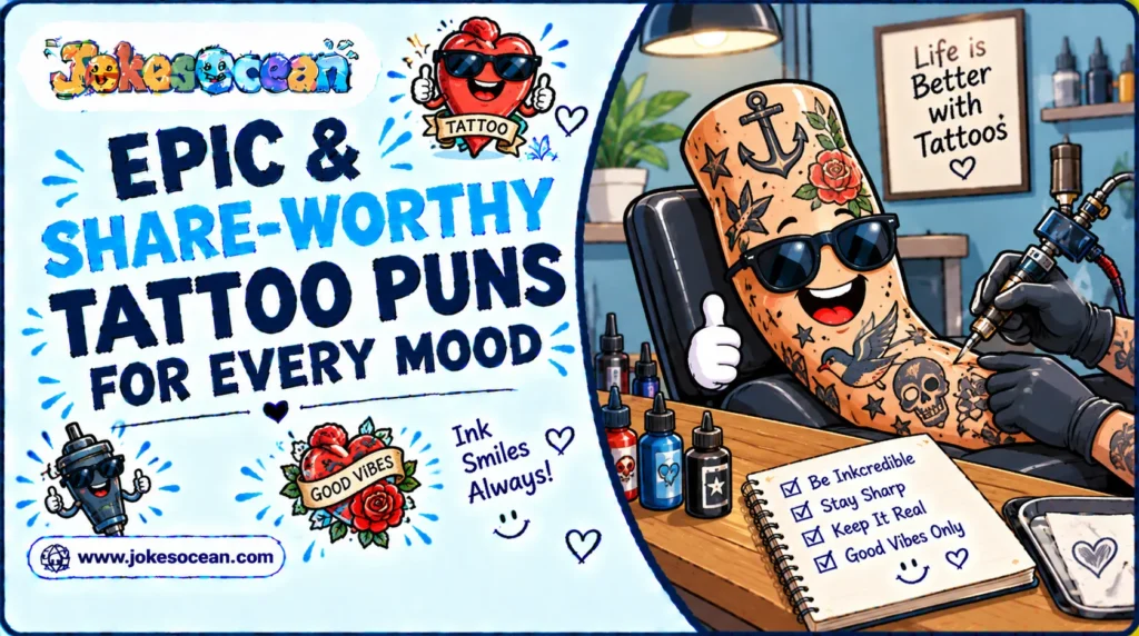 Epic & Share-Worthy Tattoo Puns for Every Mood