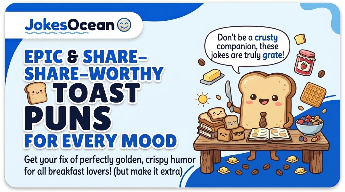 Epic & Share-Worthy Toast Puns for Every Mood