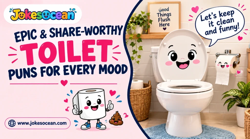Epic & Share-Worthy Toilet Puns for Every Mood