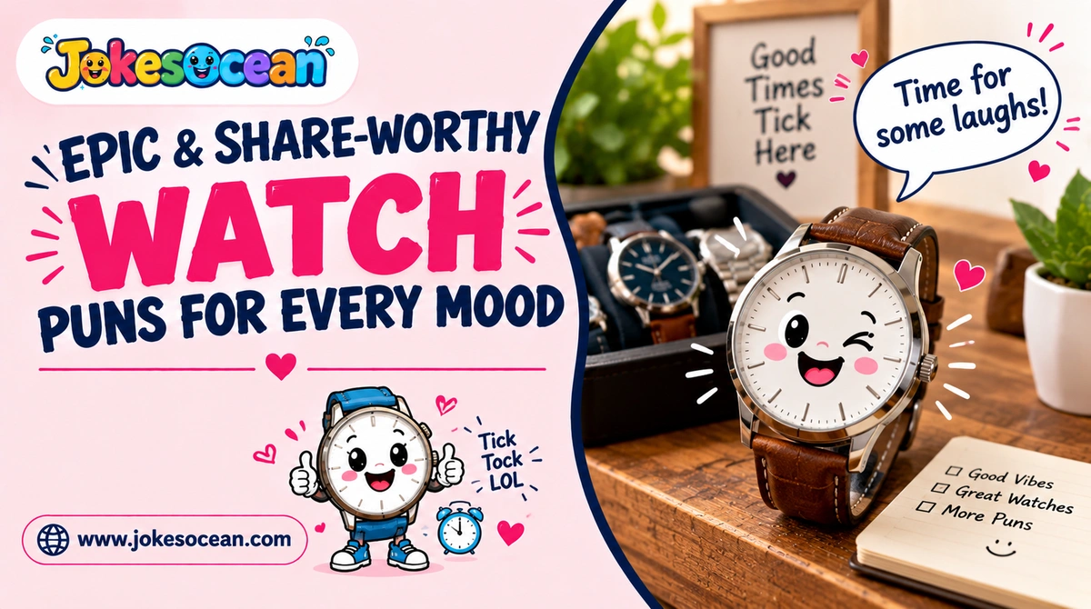 Epic & Share-Worthy Watch Puns for Every Mood