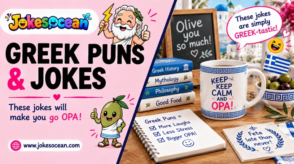 Greek Puns, Jokes