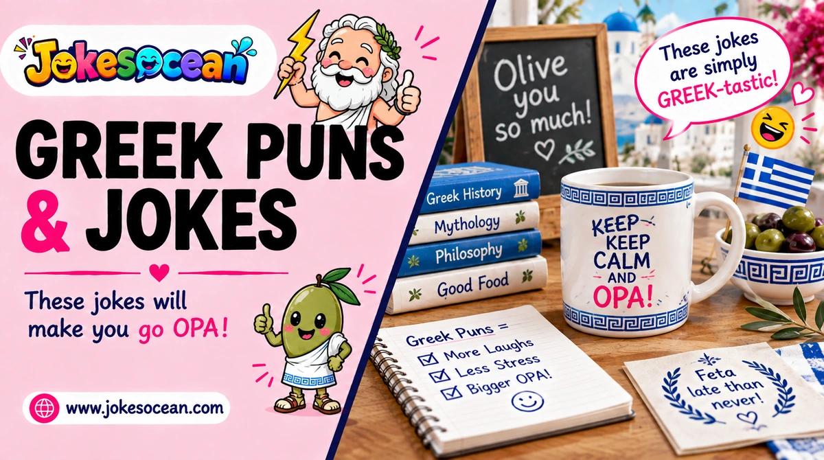 Greek Puns, Jokes