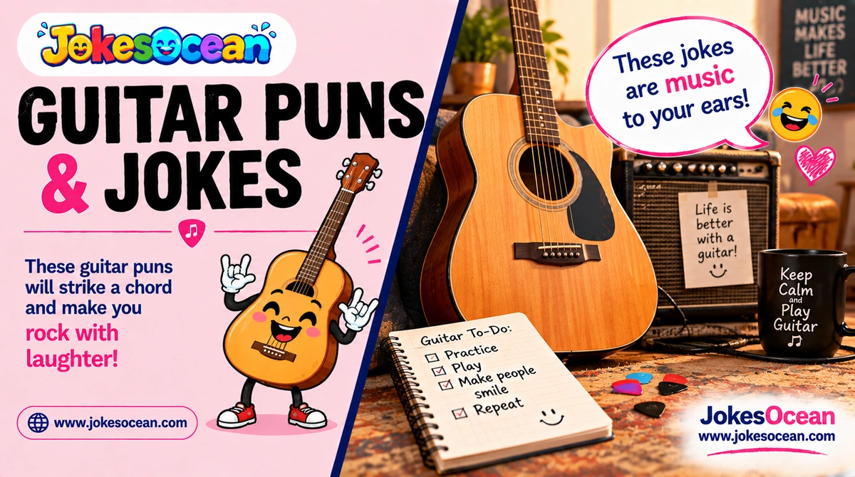 Guitar Puns, Jokes