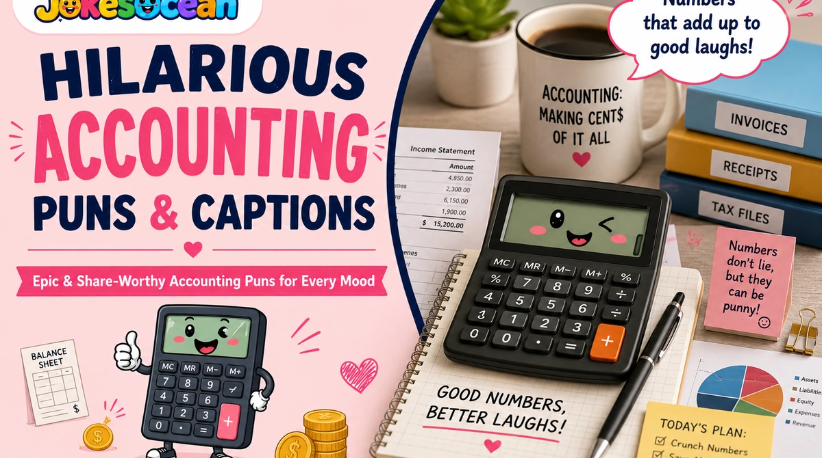 Hilarious Accounting Puns & Captions