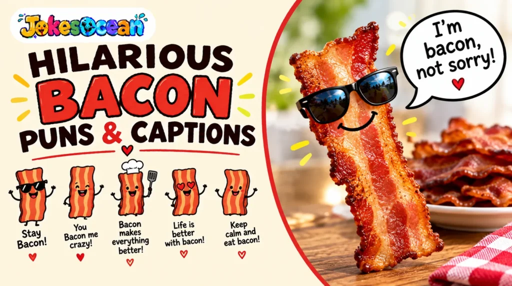 Hilarious Bacon Puns & Captions