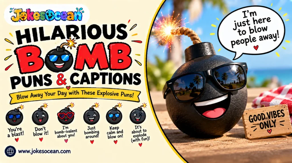 Hilarious Bomb Puns & Captions