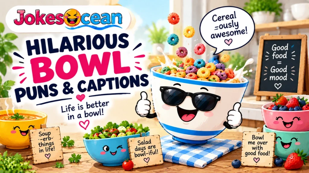 Hilarious Bowl Puns & Captions