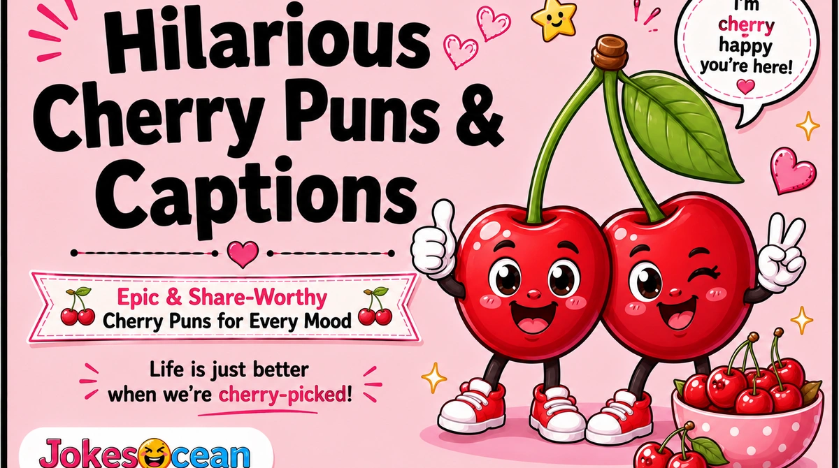 Hilarious Cherry Puns & Captions