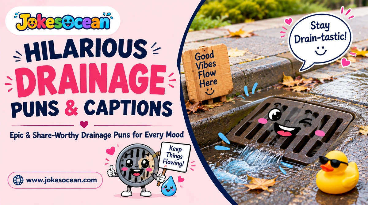 Hilarious Drainage Puns & Captions