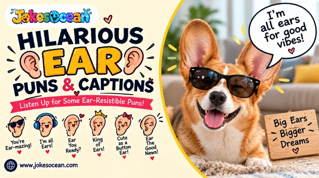 Hilarious Ear Puns & Captions