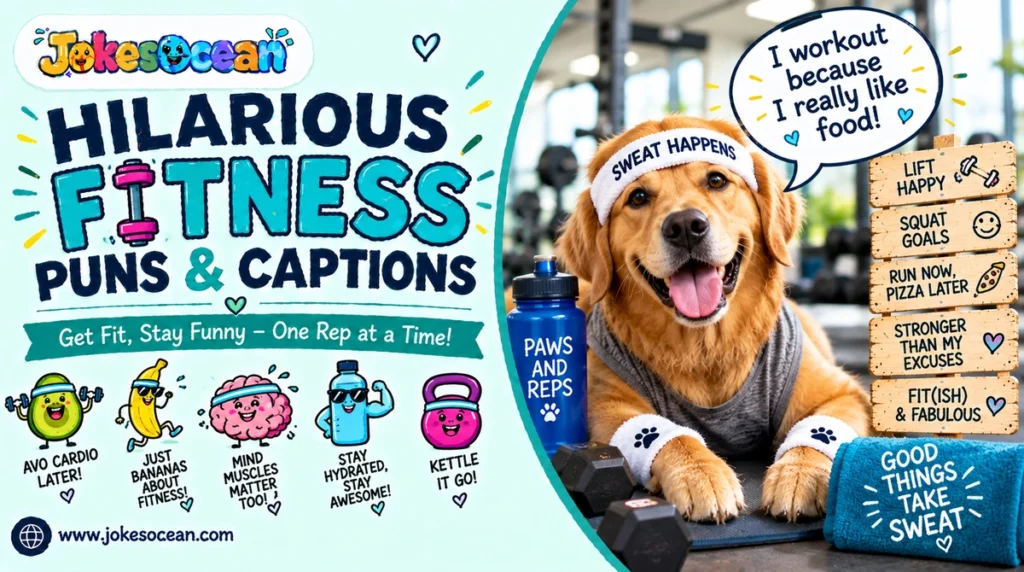 Hilarious Fitness Puns & Captions