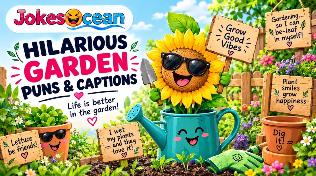 Hilarious Garden Puns & Captions
