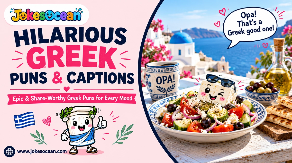 Hilarious Greek Puns & Captions