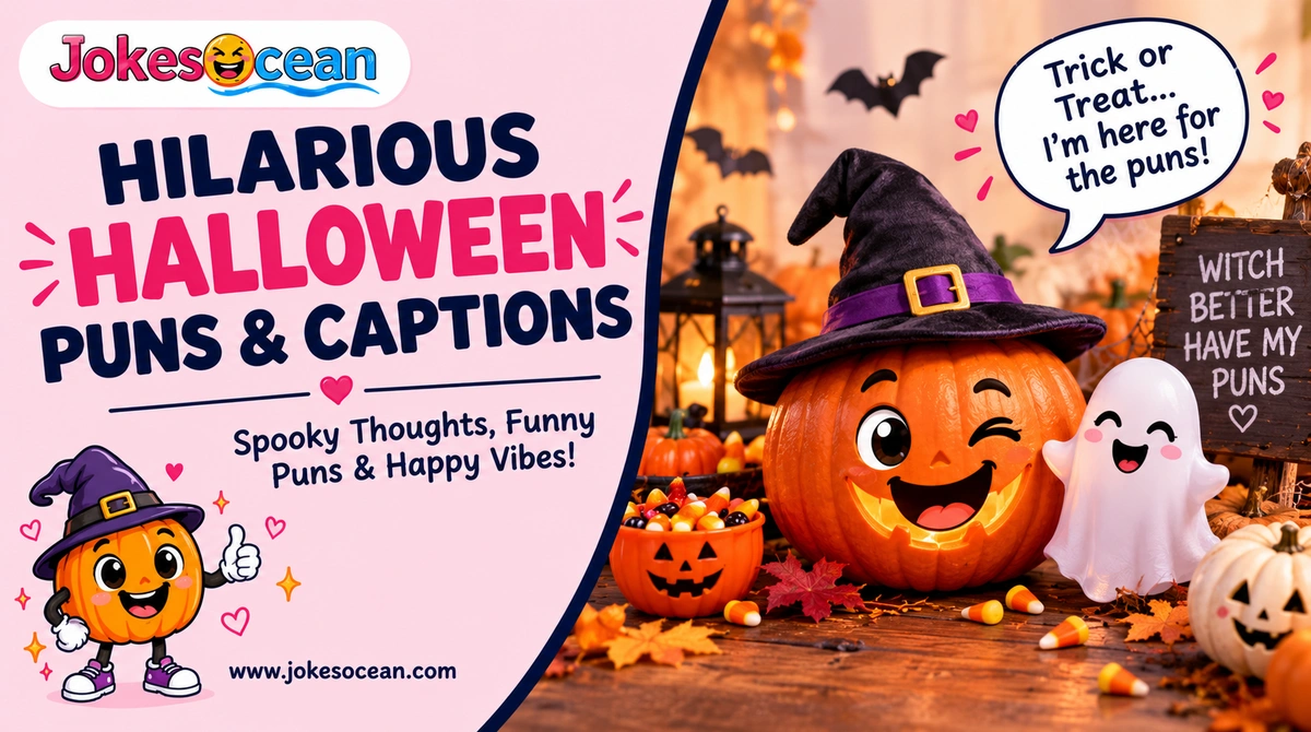 Hilarious Halloween Puns & Captions