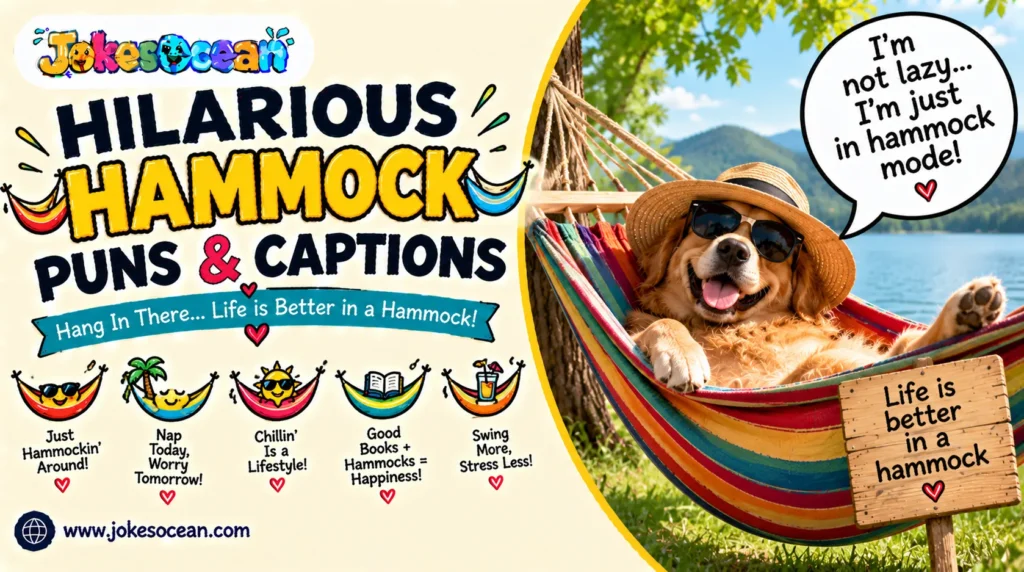 Hilarious Hammock Puns & Captions