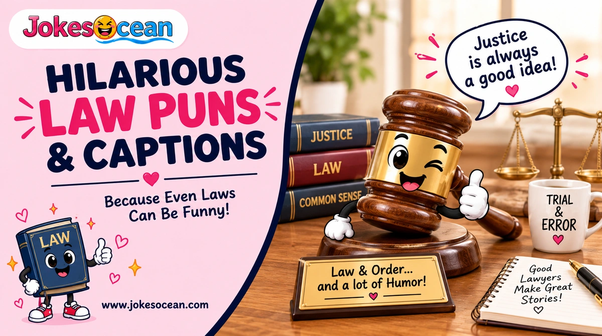 Hilarious Law Puns & Captions