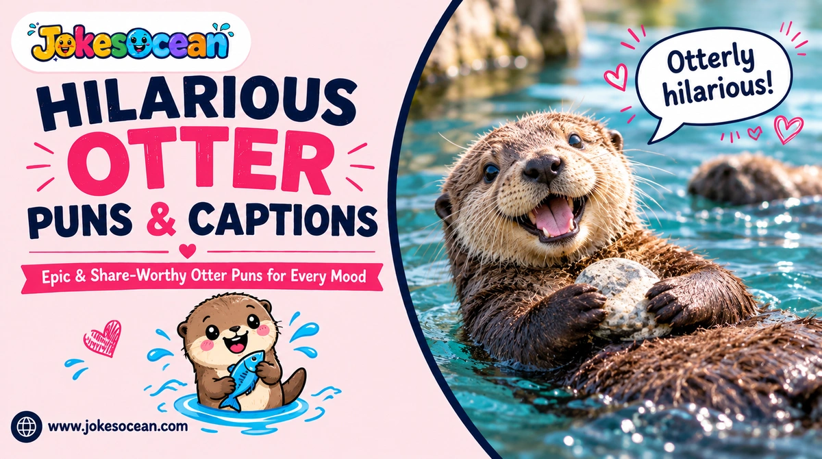 Hilarious Otter Puns & Captions