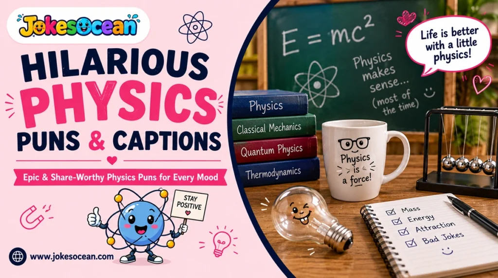 Hilarious Physics Puns & Captions