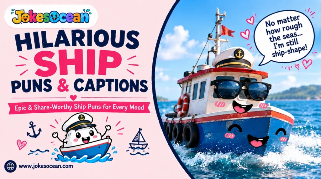 Hilarious Ship Puns & Captions