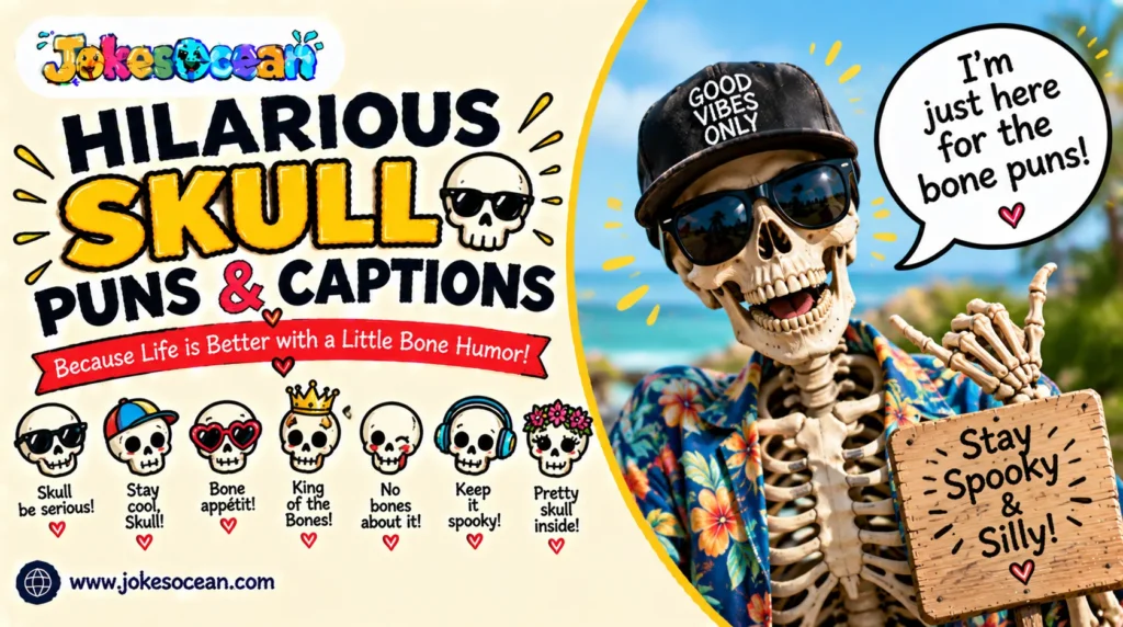 Hilarious Skull Puns & Captions