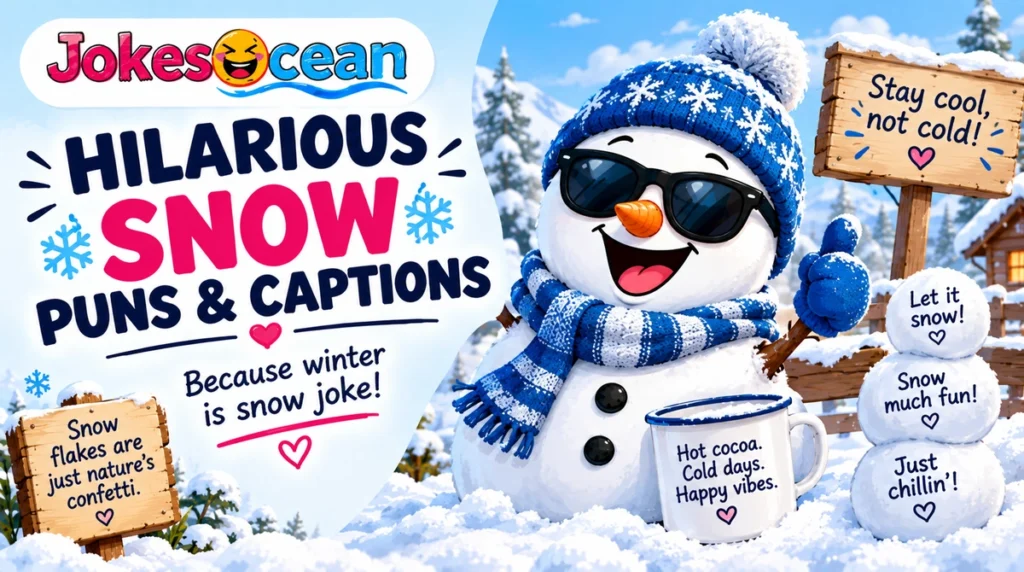 Hilarious Snow Puns & Captions